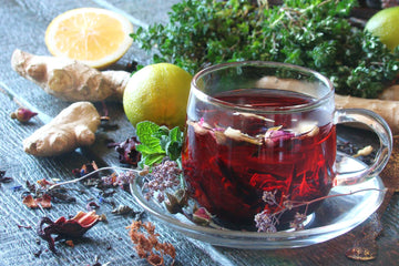 A Vibrant and Soothing Brew: Ginger Hibiscus Tea for Body and Soul