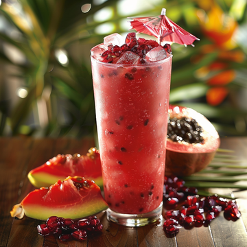 Beat the Heat with a Refreshing Tropical Hibiscus Smoothie!