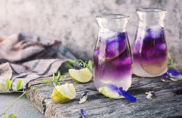 Butterfly Pea Plum Iced Tea — A Magical Summer Drink Full of Color