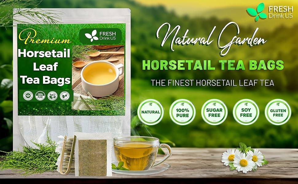 FreshDrinkUS Horsetail Tea: A Natural Remedy Brewed to Perfection