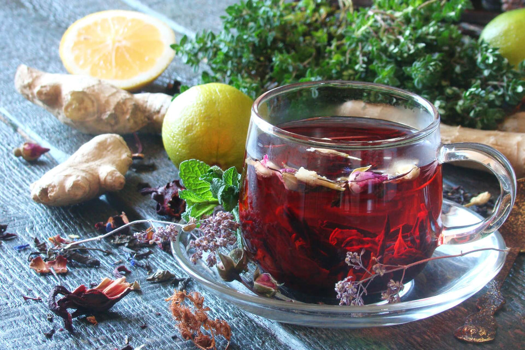 A Vibrant and Soothing Brew: Ginger Hibiscus Tea for Body and Soul