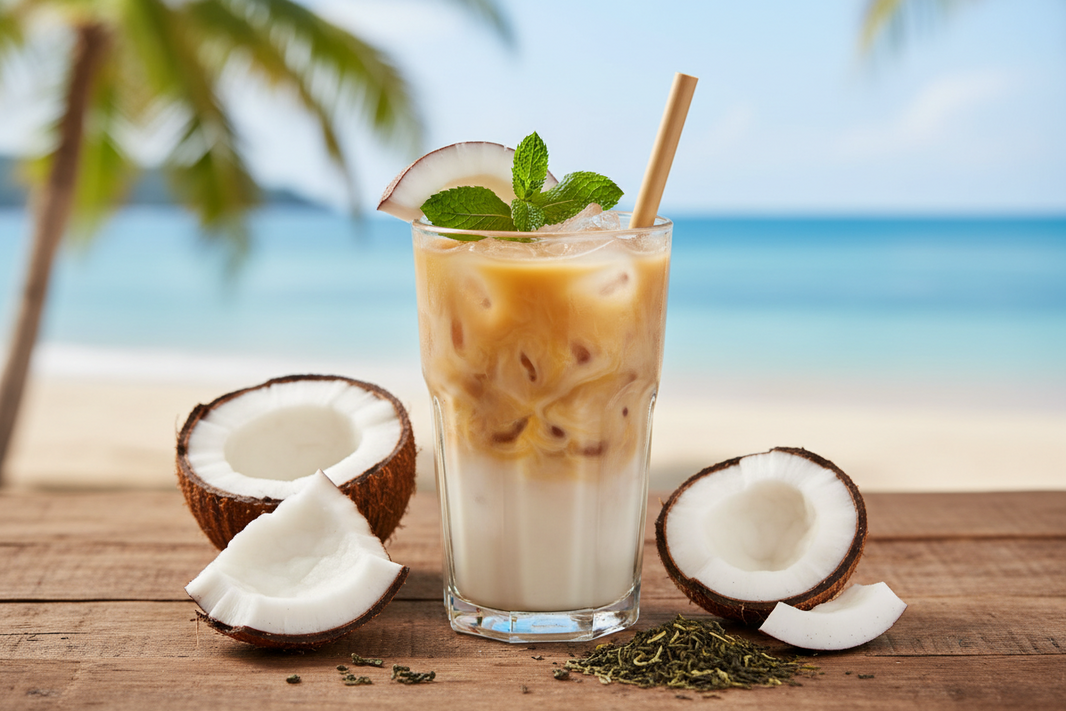 Creamy Coconut Oolong Tea: A Refreshing Summer Drink You Can Make at Home