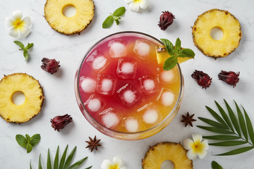 Pineapple Hibiscus Summer Drink: A Refreshing Tropical Wellness