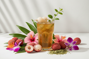 Tropical Lychee Yerba Mate Tea: A Refreshing Homemade Energy Drink