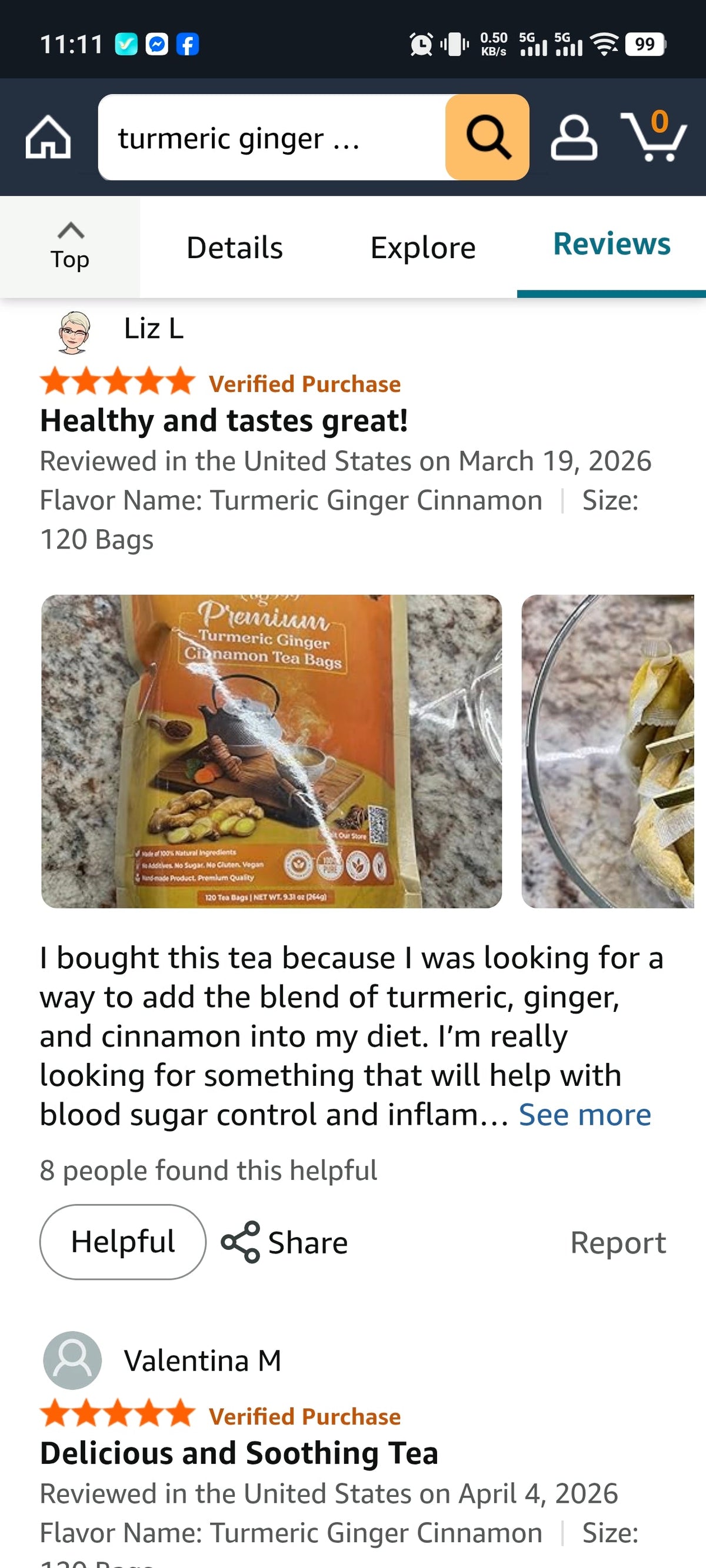 Turmeric ginger cinnamon