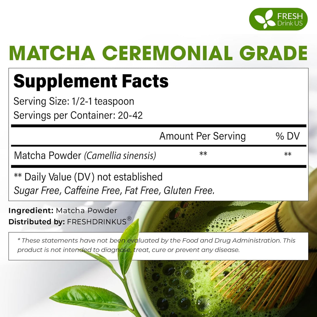 Organic 1.5 oz Luxury Ceremonial Grade Matcha | USDA - Premium Japanese Green Tea Powder | Stone-Ground Shade-Grown Leaves | Rich Umami Flavor, Vibrant Color & Smooth Finish