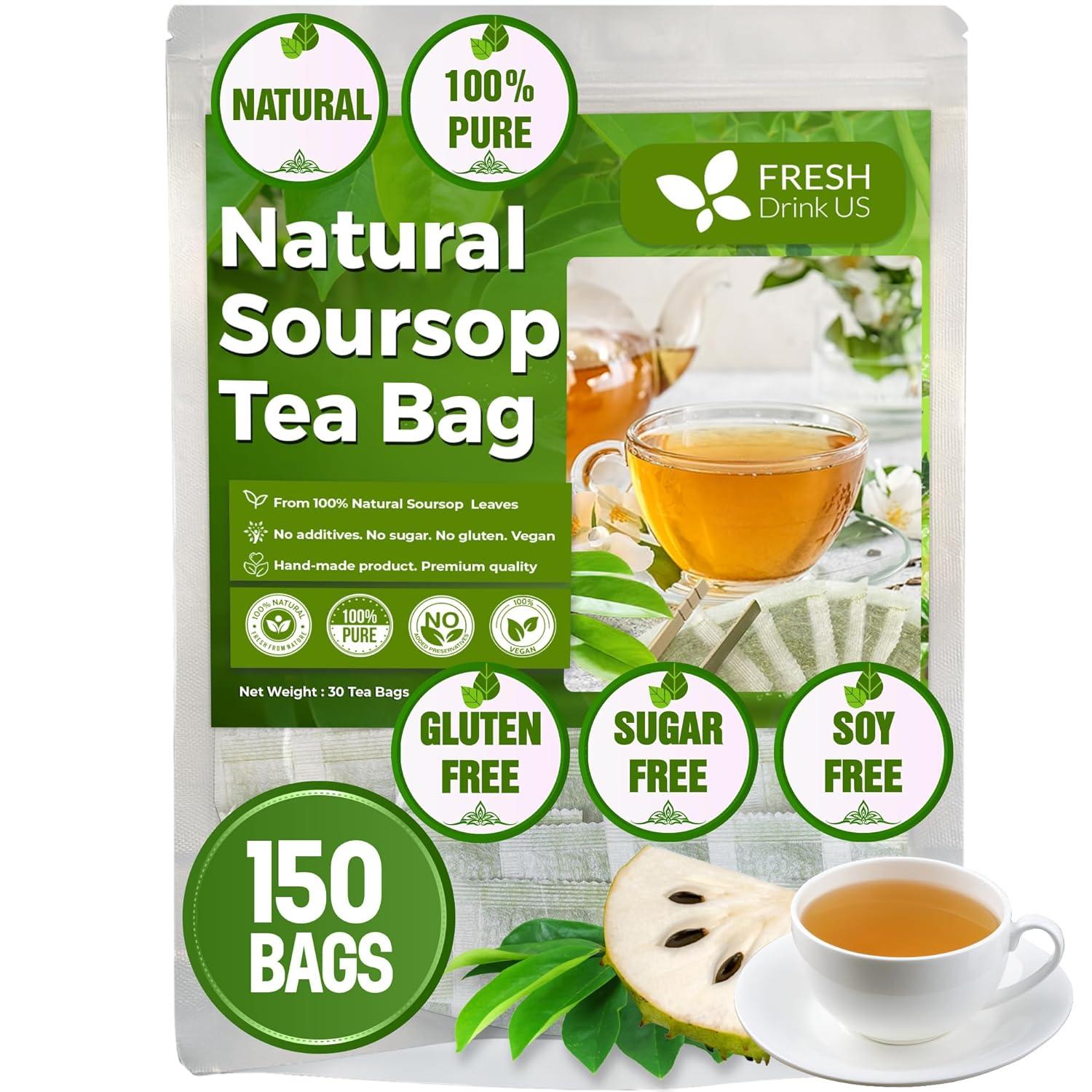 Premium Soursop Leaves Tea bags, Dried Soursop Leaves, Soursop Leaf Powder, Guanabana Leaves Tea, Hoja Guanabana Tea