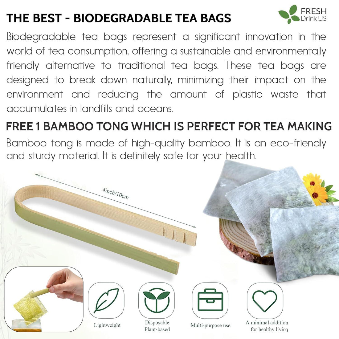 Premium Rosemary Leaves, Tea Bags, Powder, 100% Natural & Pure from Dried Rosemary Leaves, No Additives, No Caffeine, Vegan. Dried Rosemary Herb, Perfect for Seasoning, Spice Blends for Grilling & Cooking - FreshDrinkUS - Natural and Premium Herbal Tea