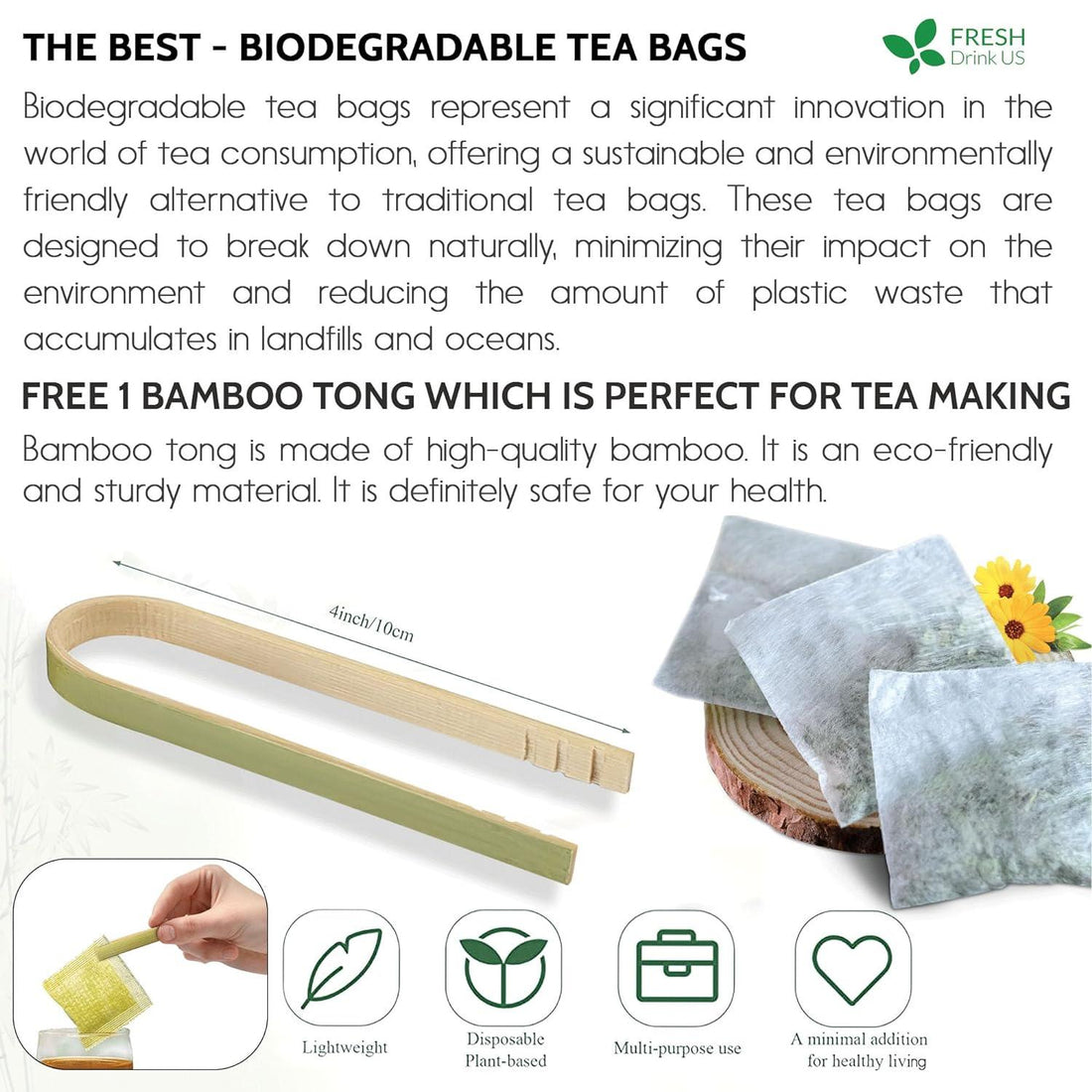 Premium Soursop Graviola Fruit Tea Bags, Tea Powder, 100% Natural and Pure from Soursop Fruits, Handmade, Made With Natural Materials-Corn Fiber Tea Bag, Sugar/Caffeine/Gluten Free, Hoja Guanabana Tea - FreshDrinkUS - Natural and Premium Herbal Tea