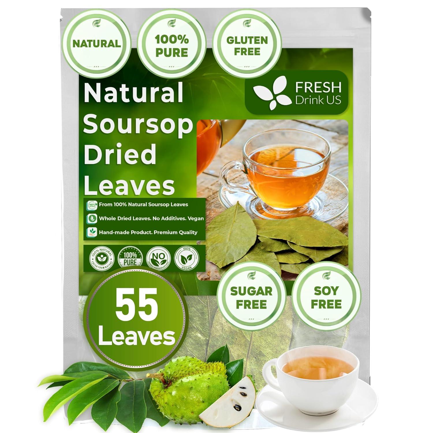 Premium Soursop Leaves Tea bags, Dried Soursop Leaves, Soursop Leaf Powder, Guanabana Leaves Tea, Hoja Guanabana Tea