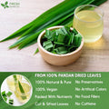 Natural Pandan Leaves Dried, Pandan Leaf Powder, 100% Pure Dried Pandan Leaves, Pandan Leaf Tea, No Additives, No Caffeine, Vegan - FreshDrinkUS - Natural and Premium Herbal Tea
