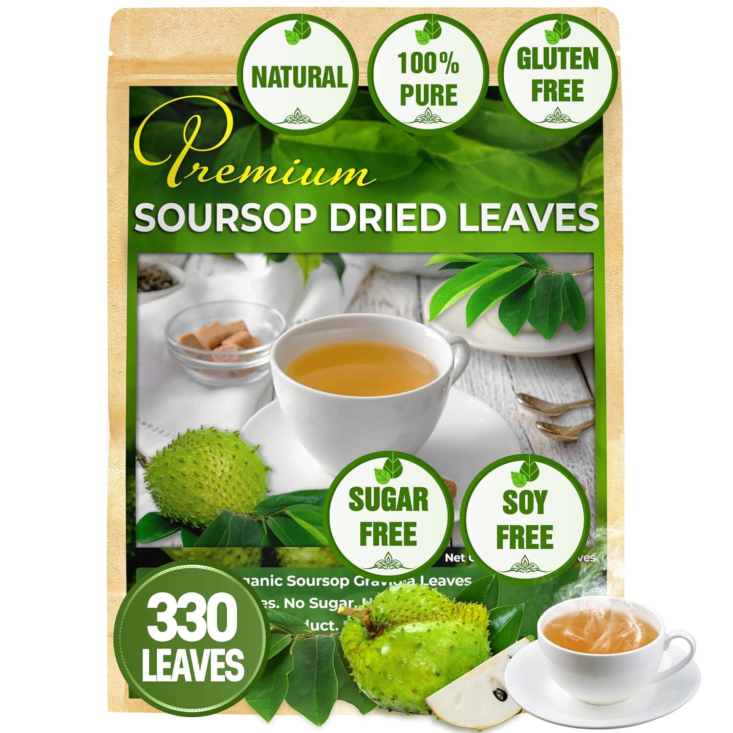 Premium Soursop Leaves Tea bags, Dried Soursop Leaves, Soursop Leaf Powder, Guanabana Leaves Tea, Hoja Guanabana Tea