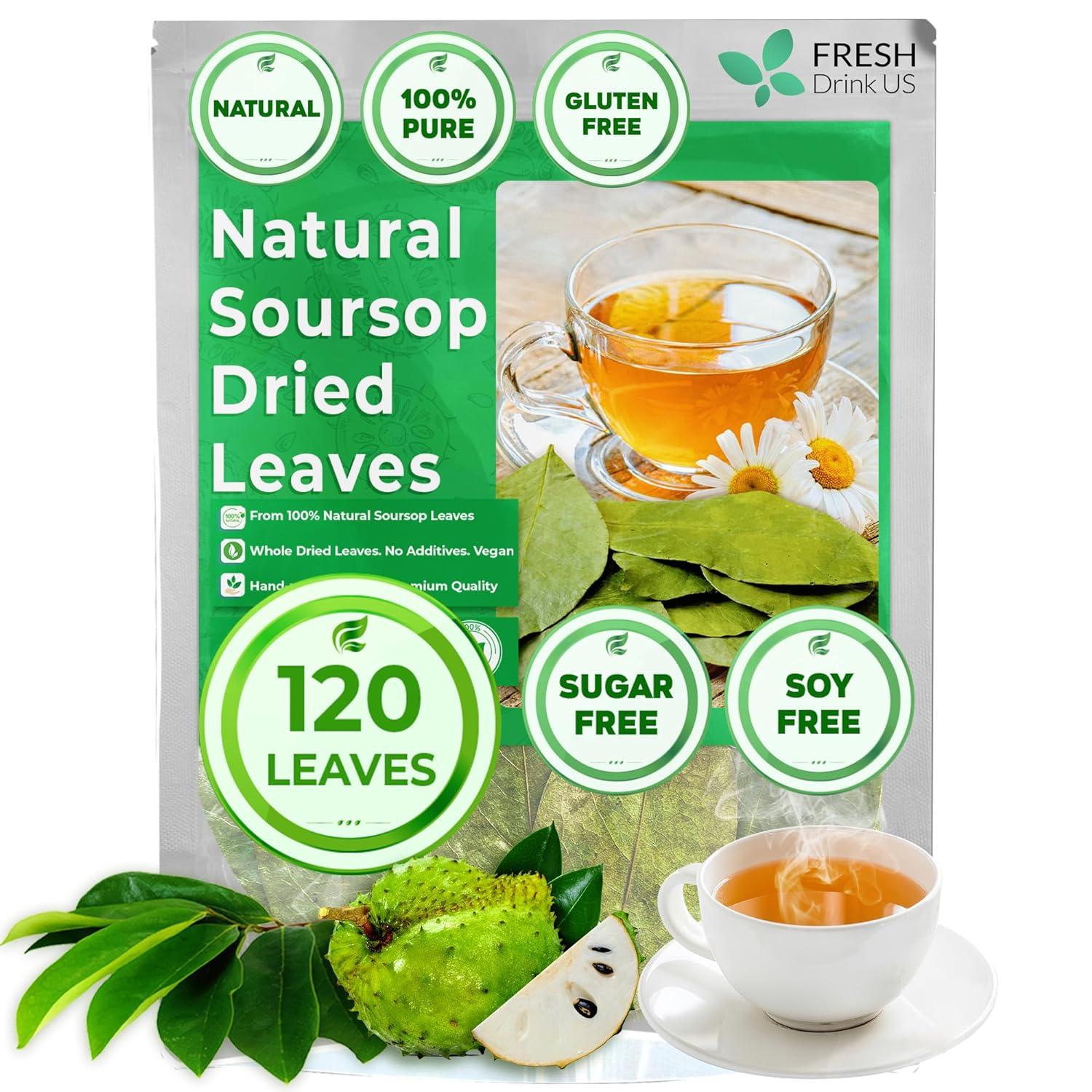 Premium Soursop Leaves Tea bags, Dried Soursop Leaves, Soursop Leaf Powder, Guanabana Leaves Tea, Hoja Guanabana Tea