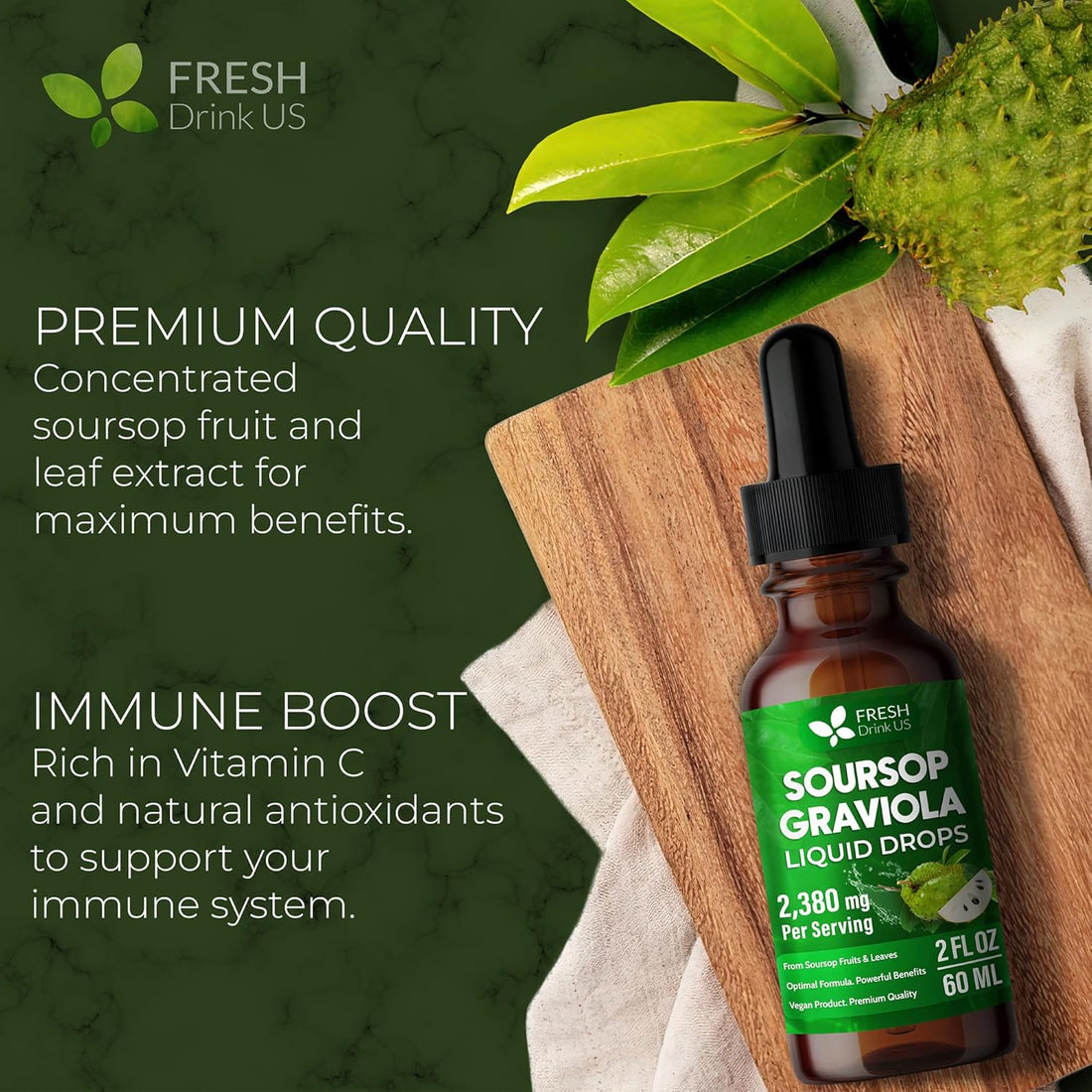 Premium Soursop Graviola Extract Liquid