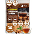 Cinnamon Sticks, Whole Sticks, 100% Natural & Pure Cinnamon Inner Bark, Raw Cinnamon Spice Flavor & Strong Aroma, Cinnamon Spice Herbal Tea, Perfect for Warm Beverages, No Additives, Vegan - FreshDrinkUS - Natural and Premium Herbal Tea