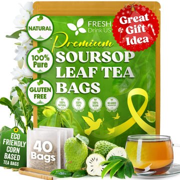 Premium Soursop Leaves Tea bags, Dried Soursop Leaves, Soursop Leaf Powder, Guanabana Leaves Tea, Hoja Guanabana Tea